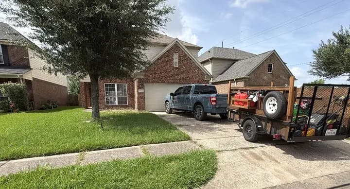 Initial grass cut (1–10,000 sf) — Condition / damage